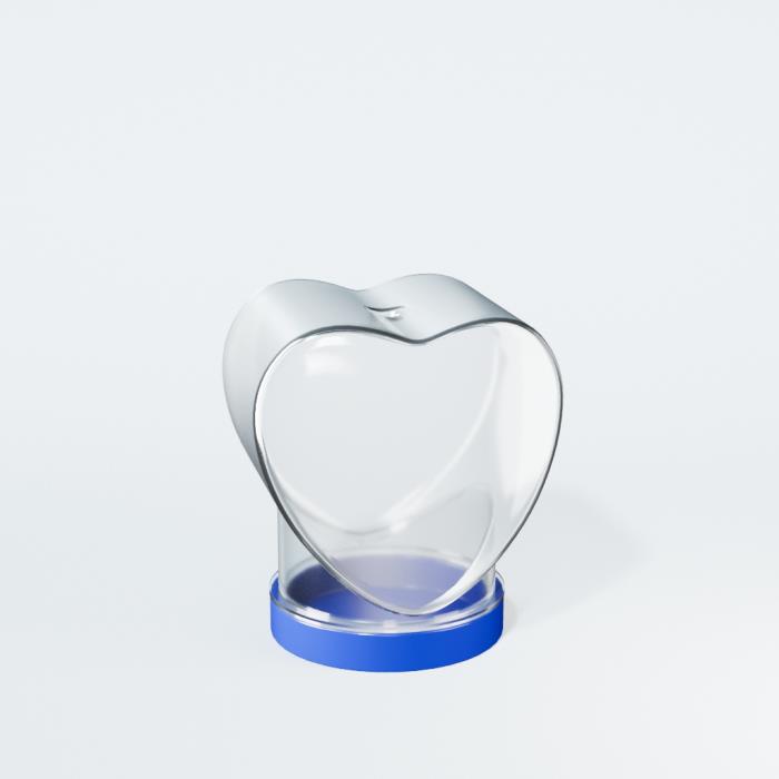 MPS Heart shaped Jar 500ml